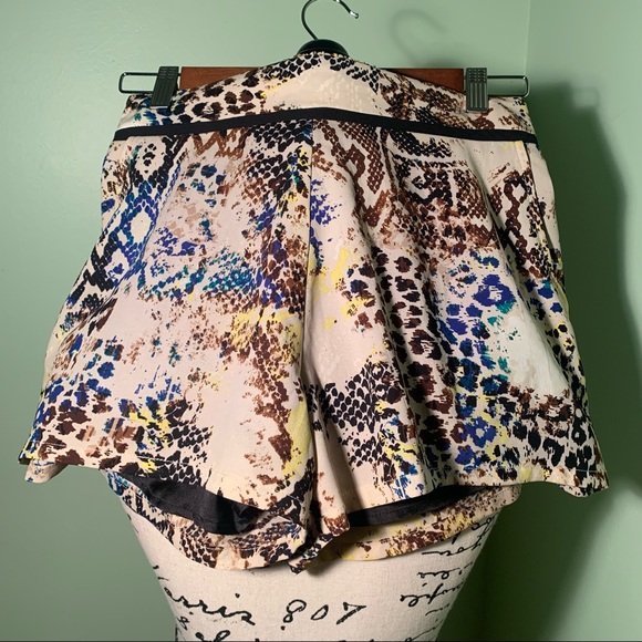 bebe Pants - 3/$20 Bebe snake print neon dressy shorts